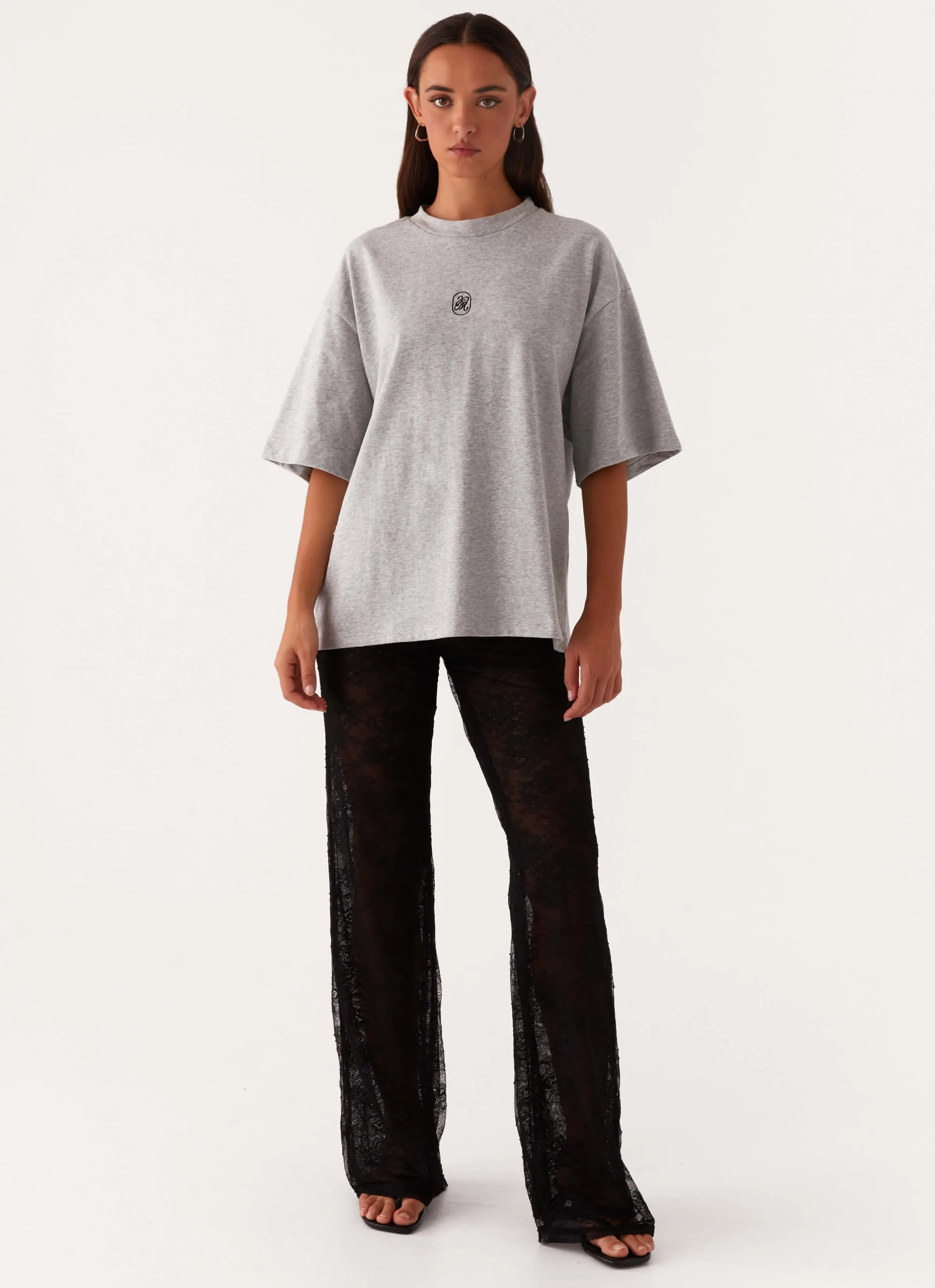 Paige Lace Pants - Black