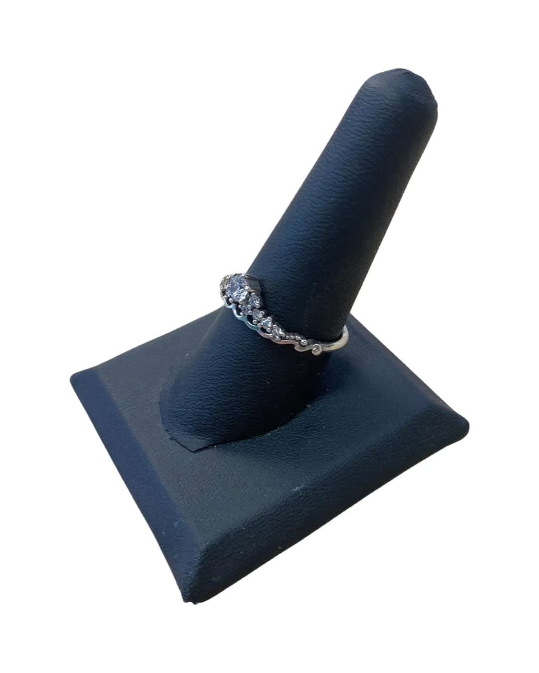 PANDORA SILVER FAIRYTALE CROWN 792058CZ SIZE 8
