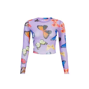 Papillons Mesh Top