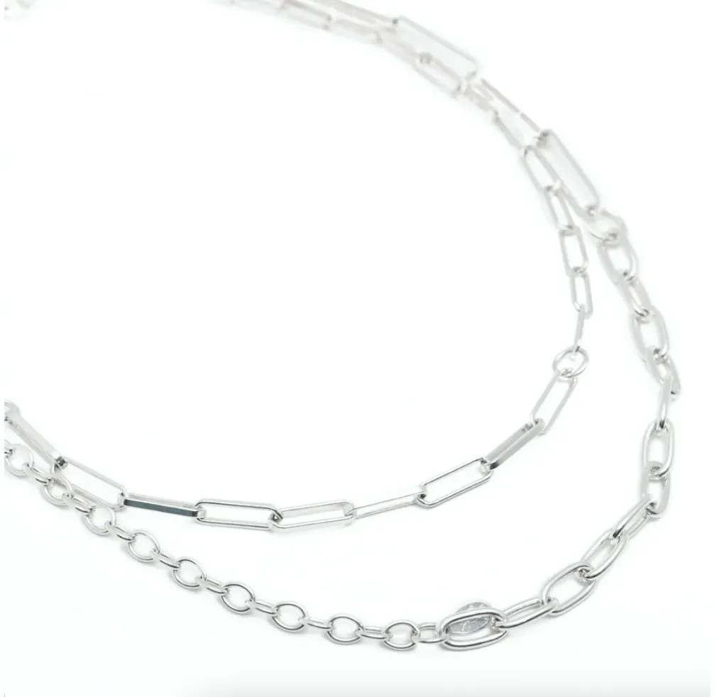 Patchwork Chain Necklace