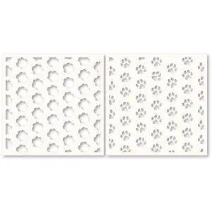 Pawprint Stencil Set