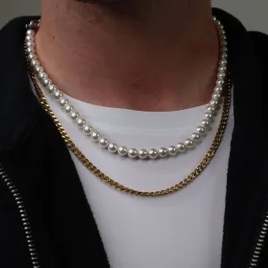 Pearls   4mm Cuban Stack