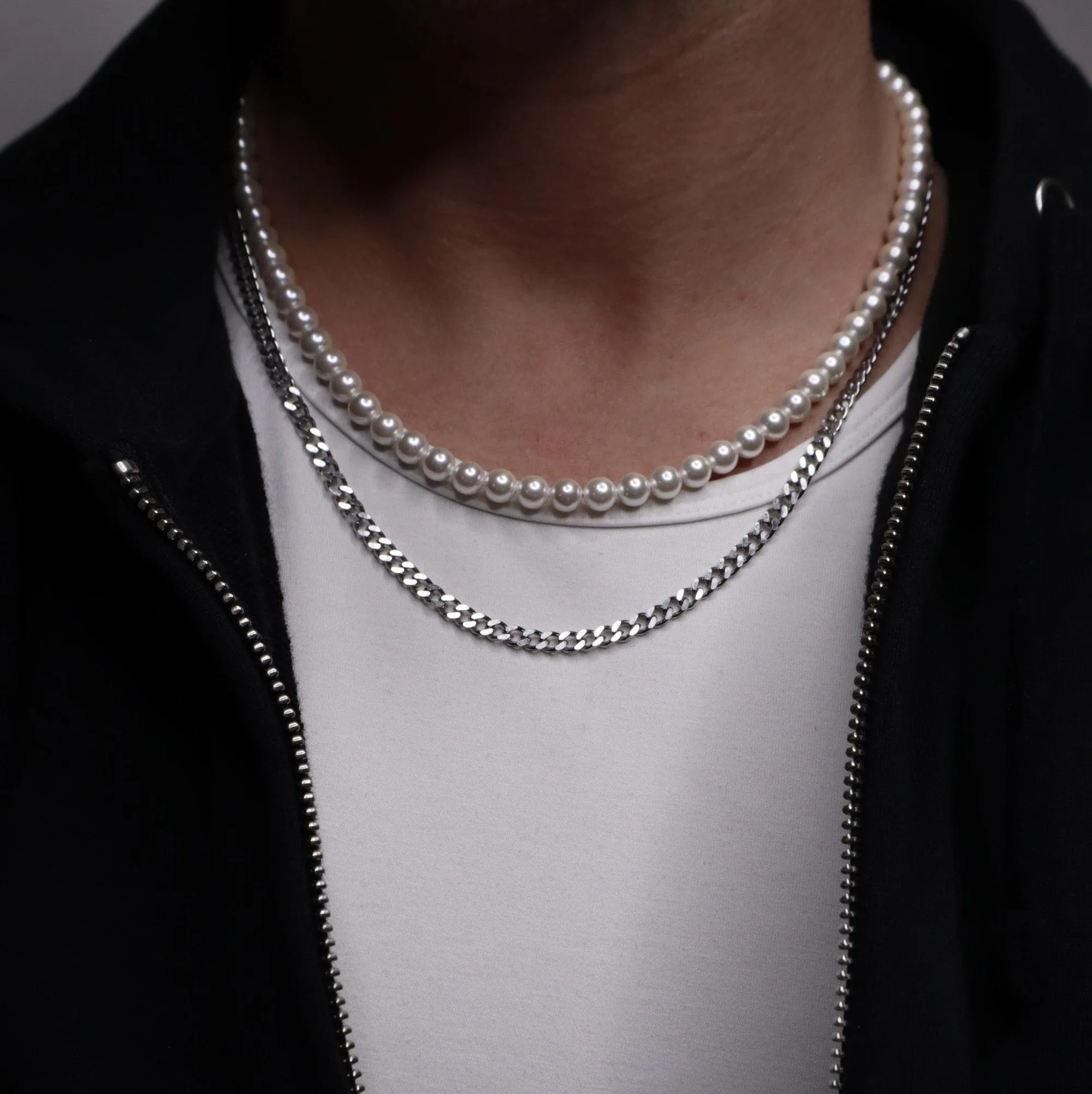 Pearls   4mm Cuban Stack
