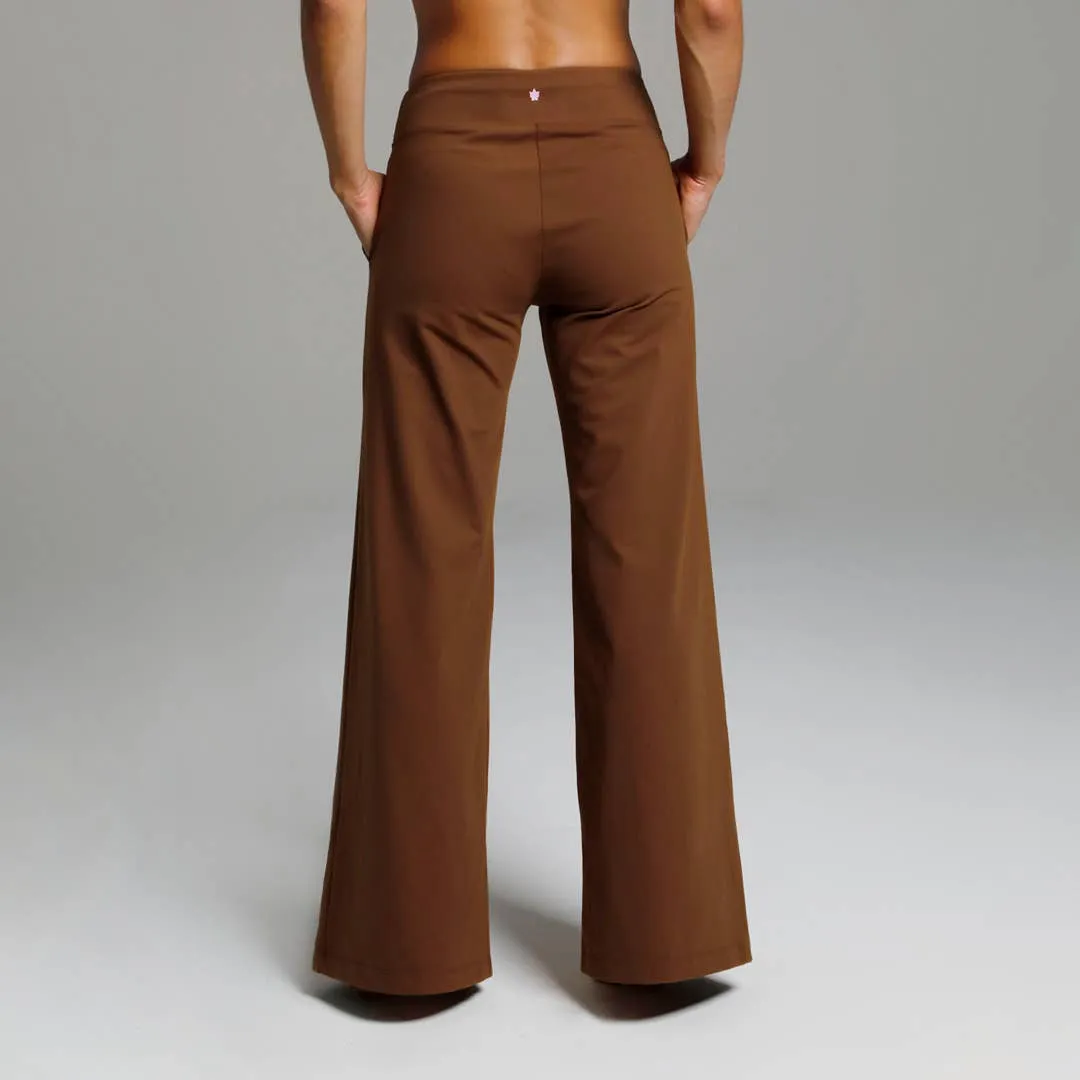 Perfect High Waist Wide Leg Pant (Bronze)