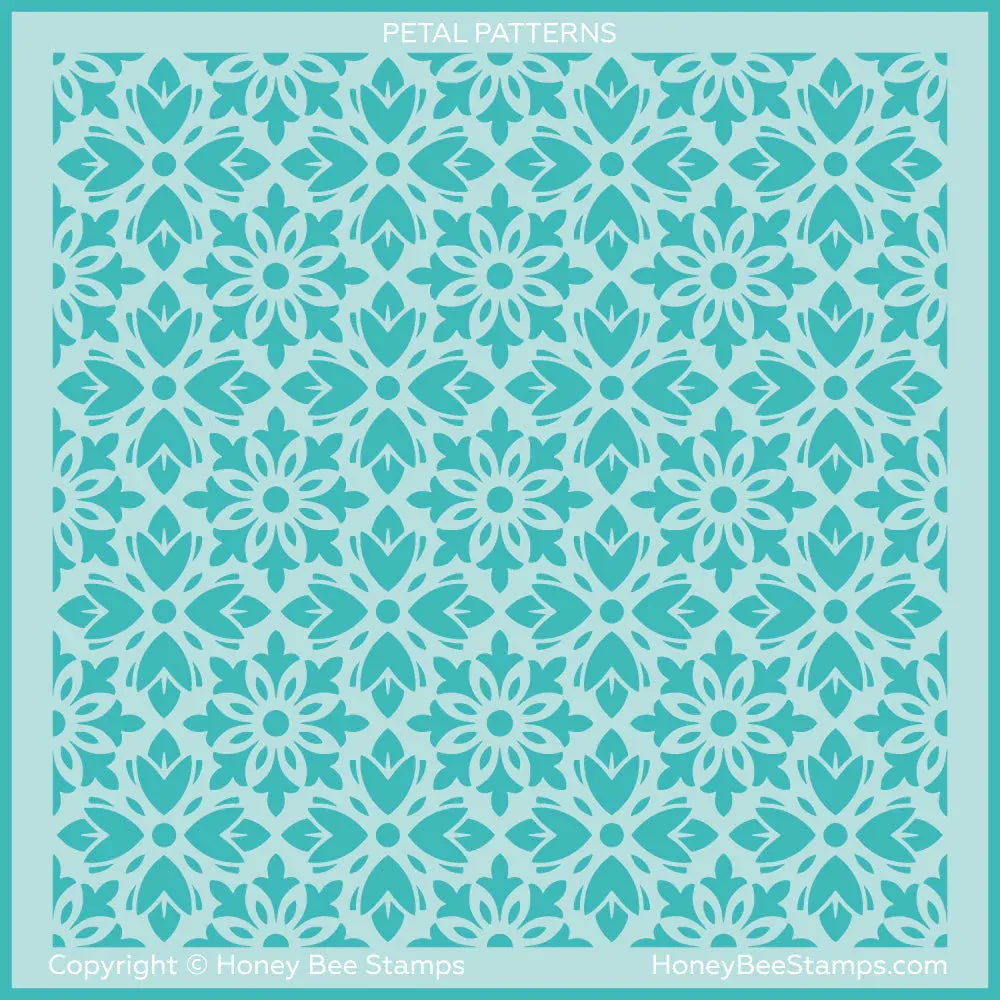 Petal Patterns| Background Stencil