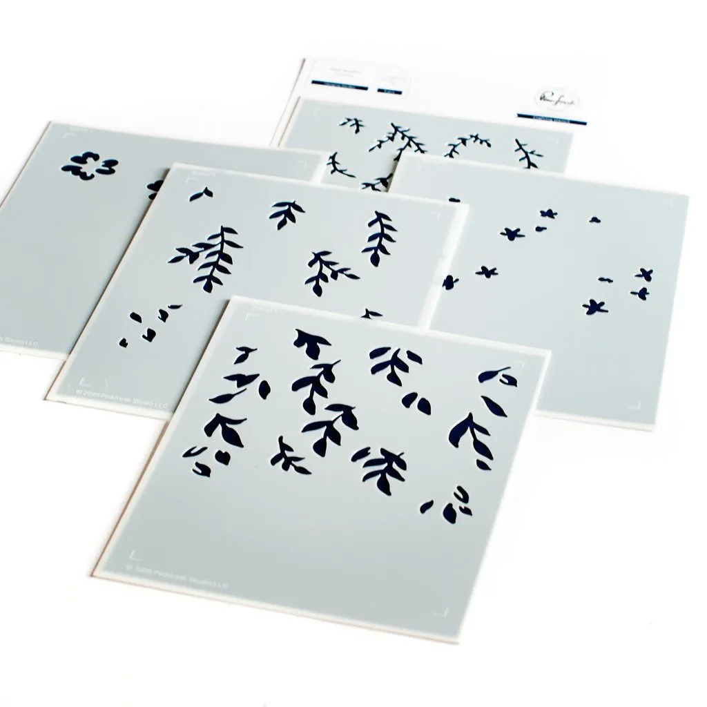 Pink Fresh Studio - Layering stencils - Hanging Garden