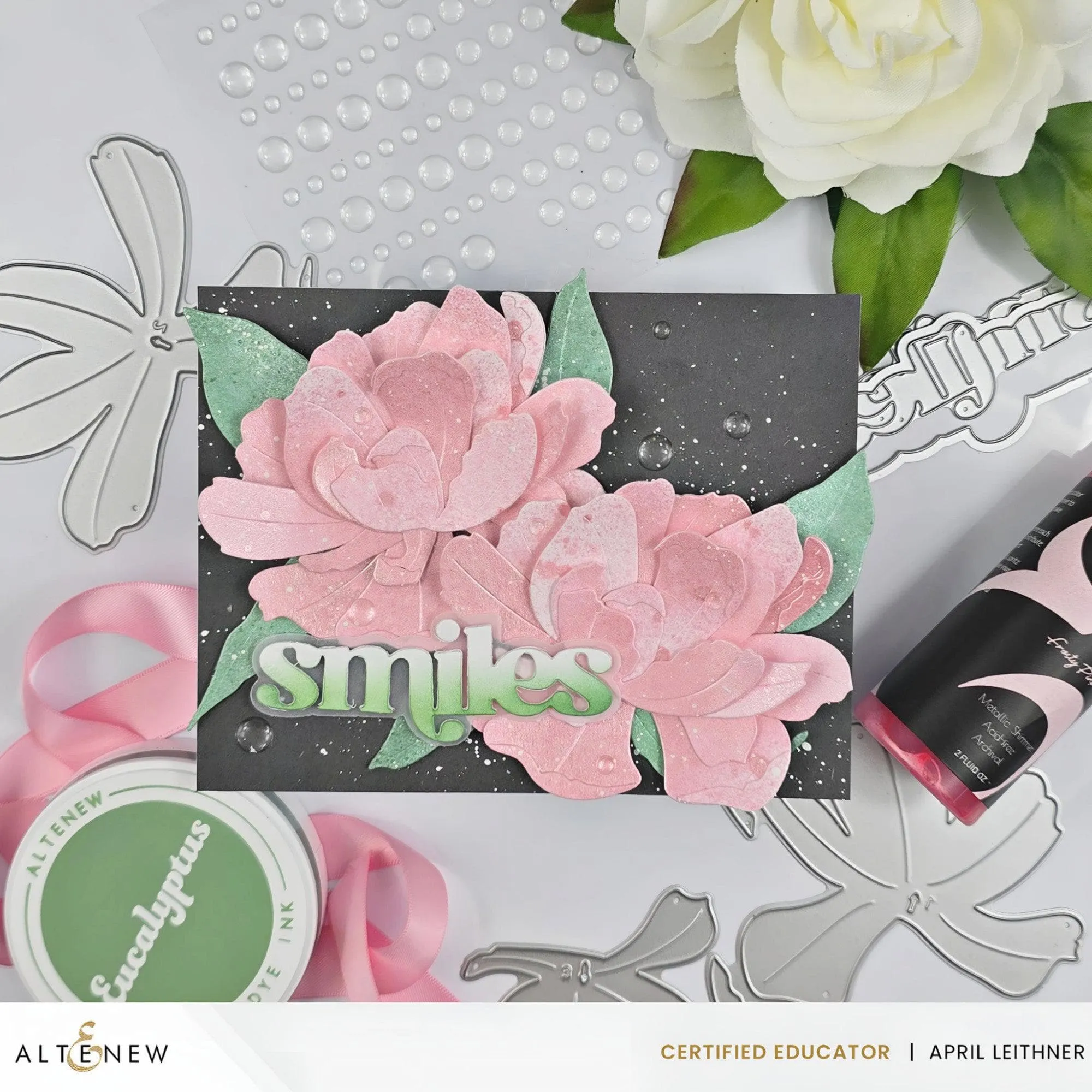 Pink Star Tulip Layering Die Set