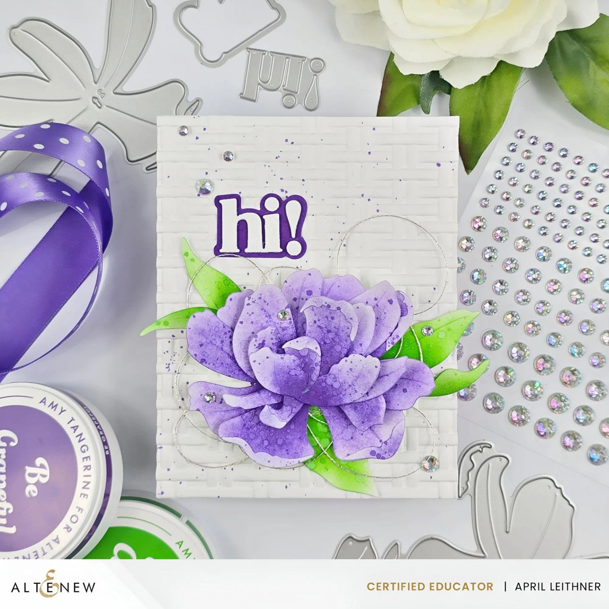 Pink Star Tulip Layering Die Set