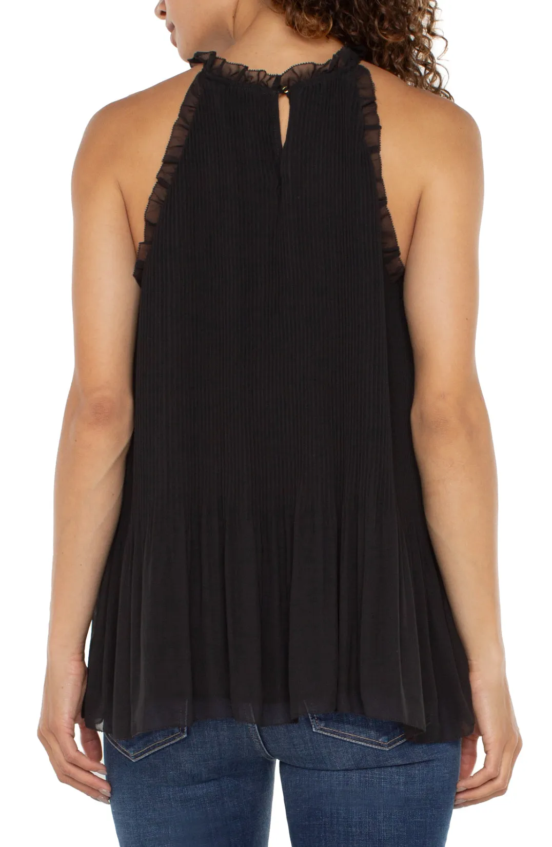 Pleated Healter Top