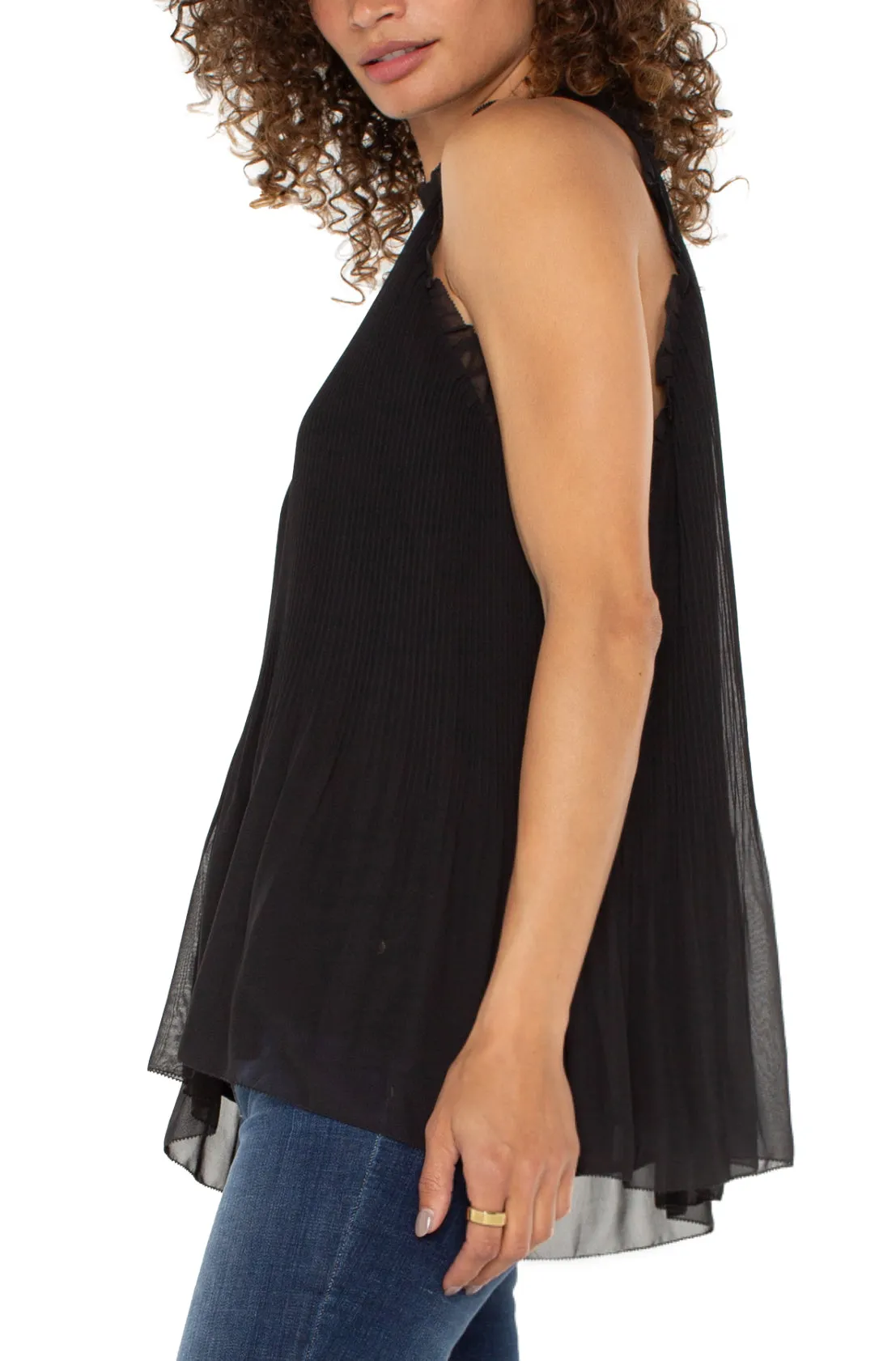Pleated Healter Top