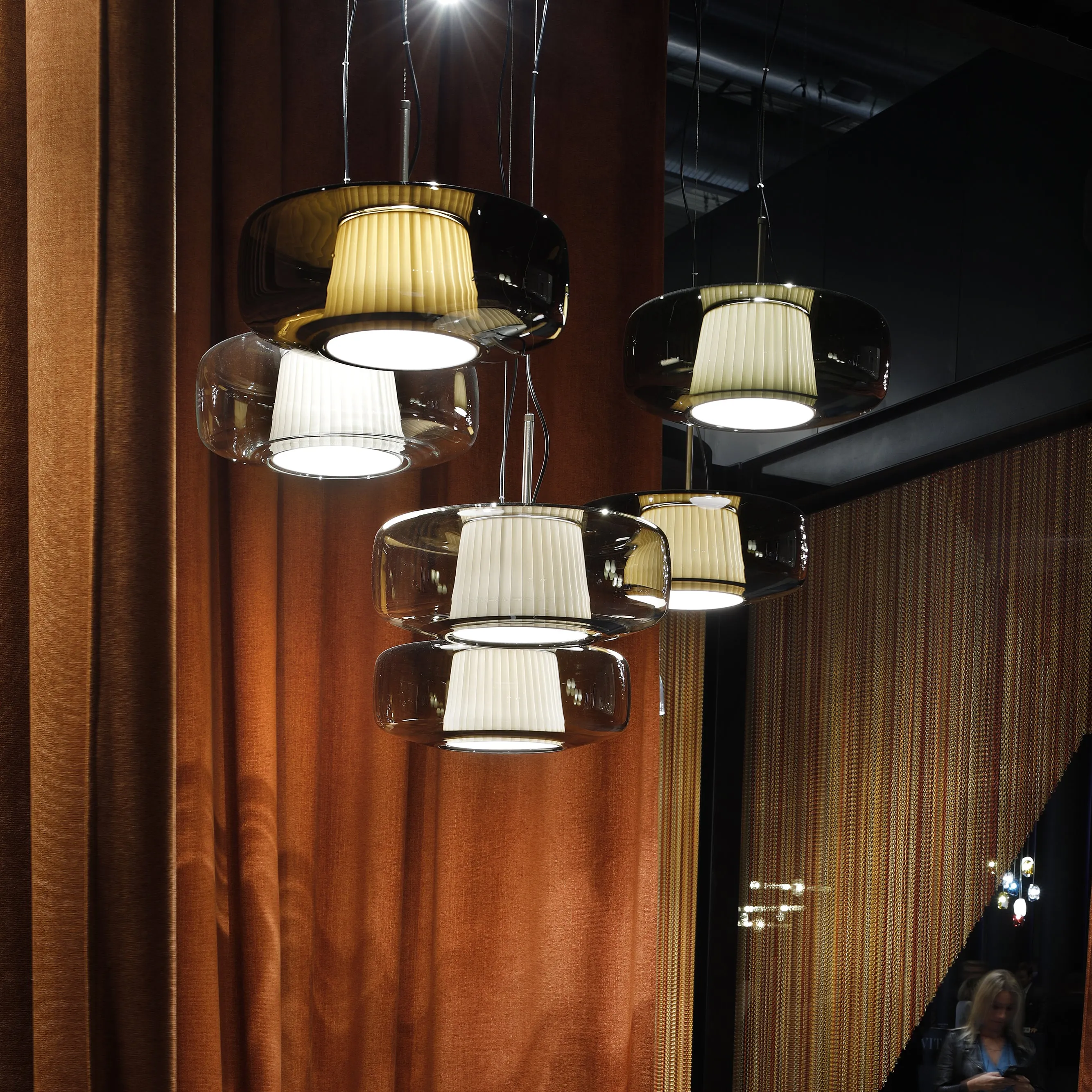 Plisse LED Pendant Light