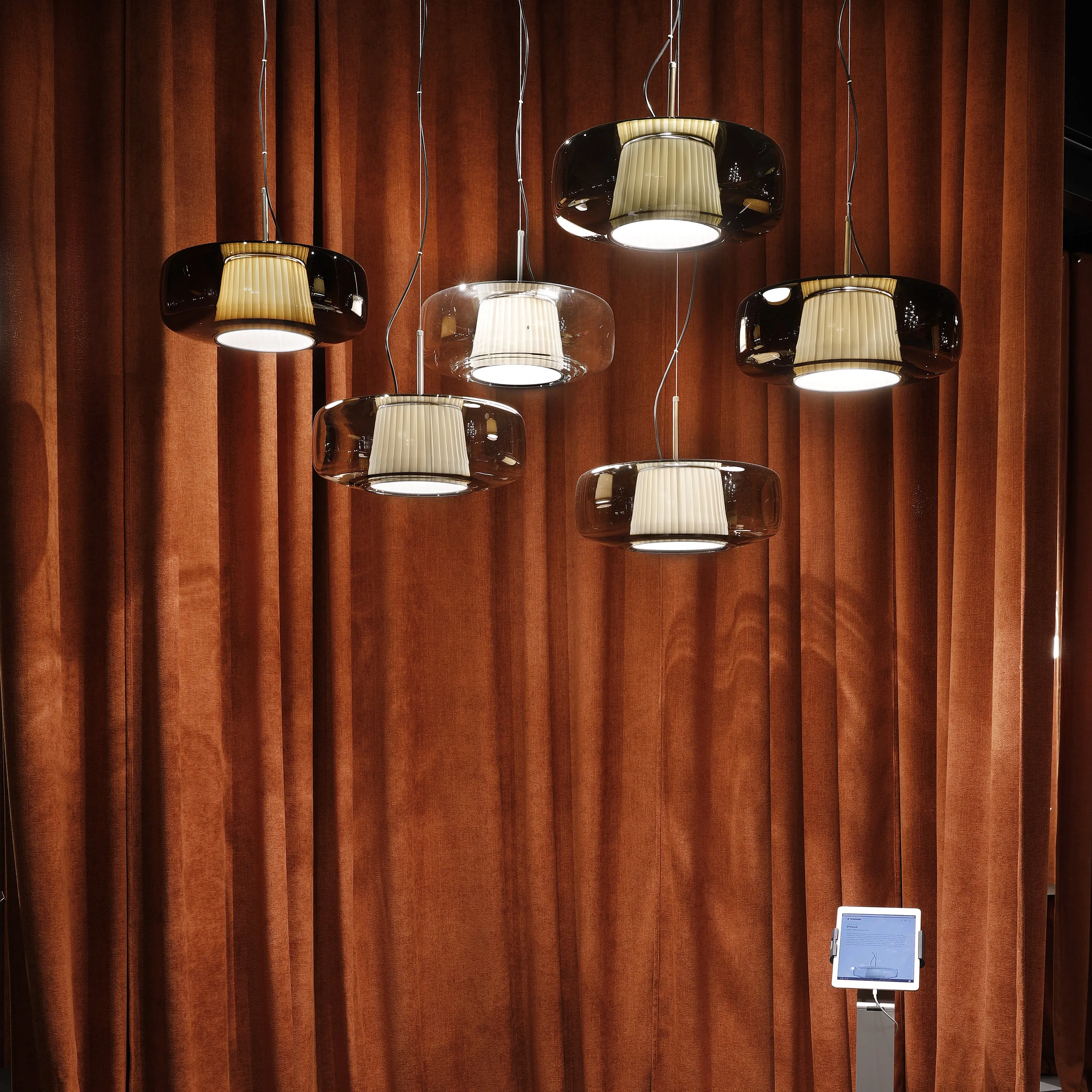 Plisse LED Pendant Light