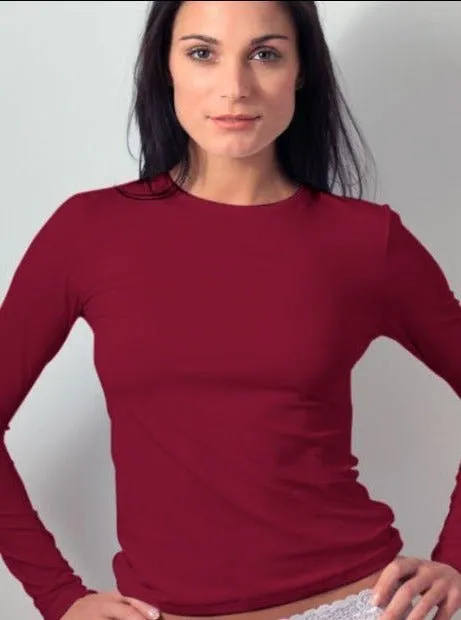 Plus Size Long Sleeve Crew Neck (Discontinued Sizes)-FINAL SALE