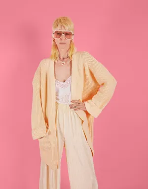 Pocket front midi cardigan