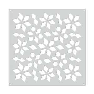 Poinsettia Pattern Stencil