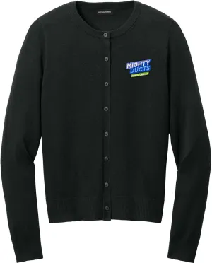 Port Authority Ladies Easy Care Crewneck Cardigan Sweater