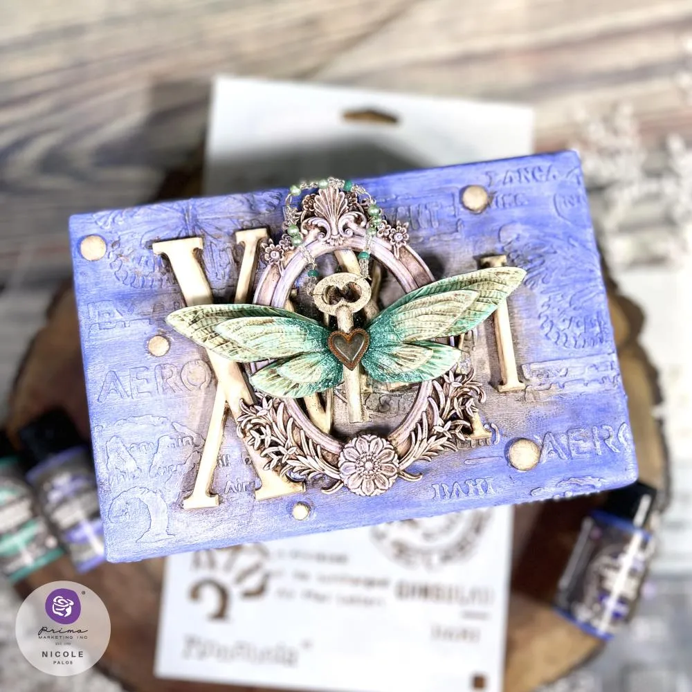 Prima Marketing Finnabair Art Alchemy Stencil Set Perfectly Grungy