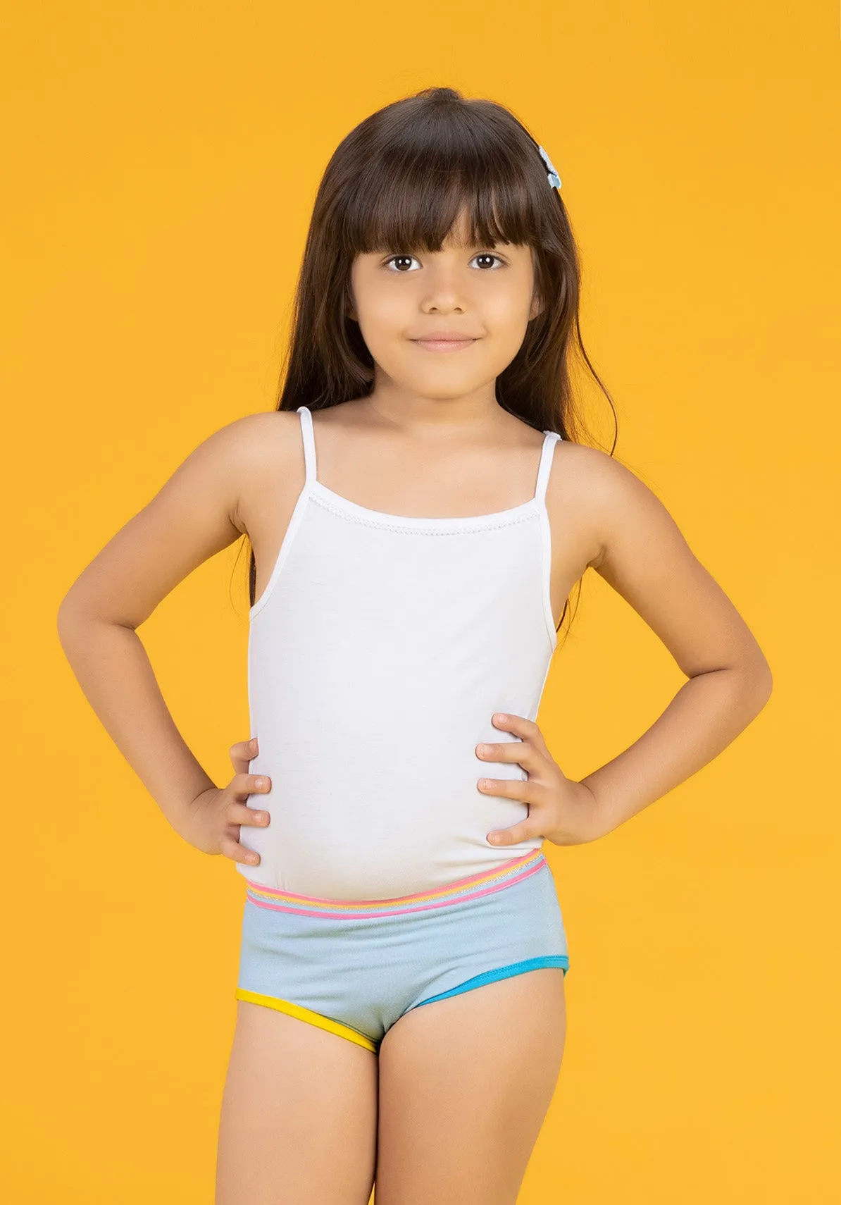 Primary Girls Hipsters Blue Tencel Modal
