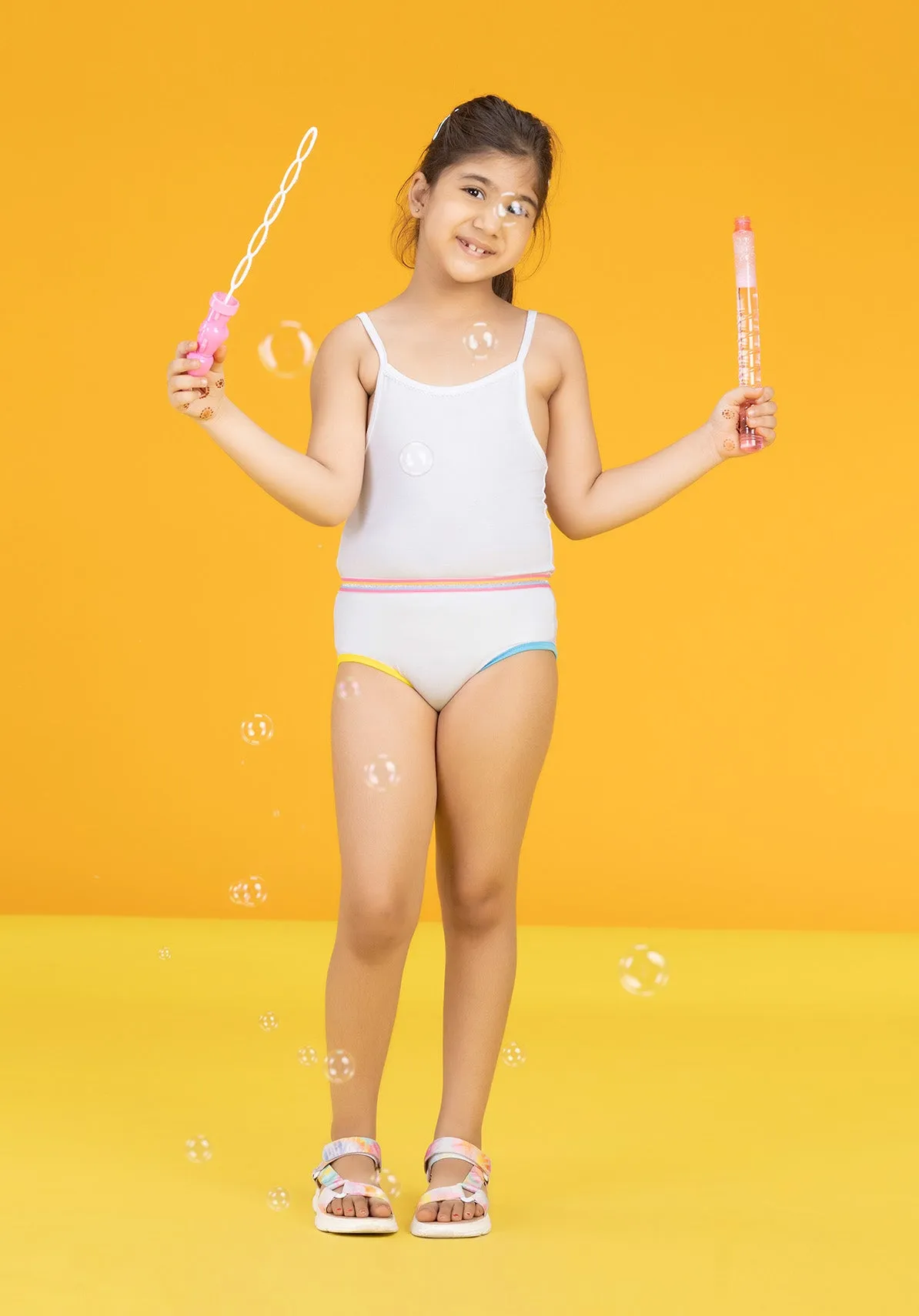 Primary Girls Hipsters White Tencel Modal