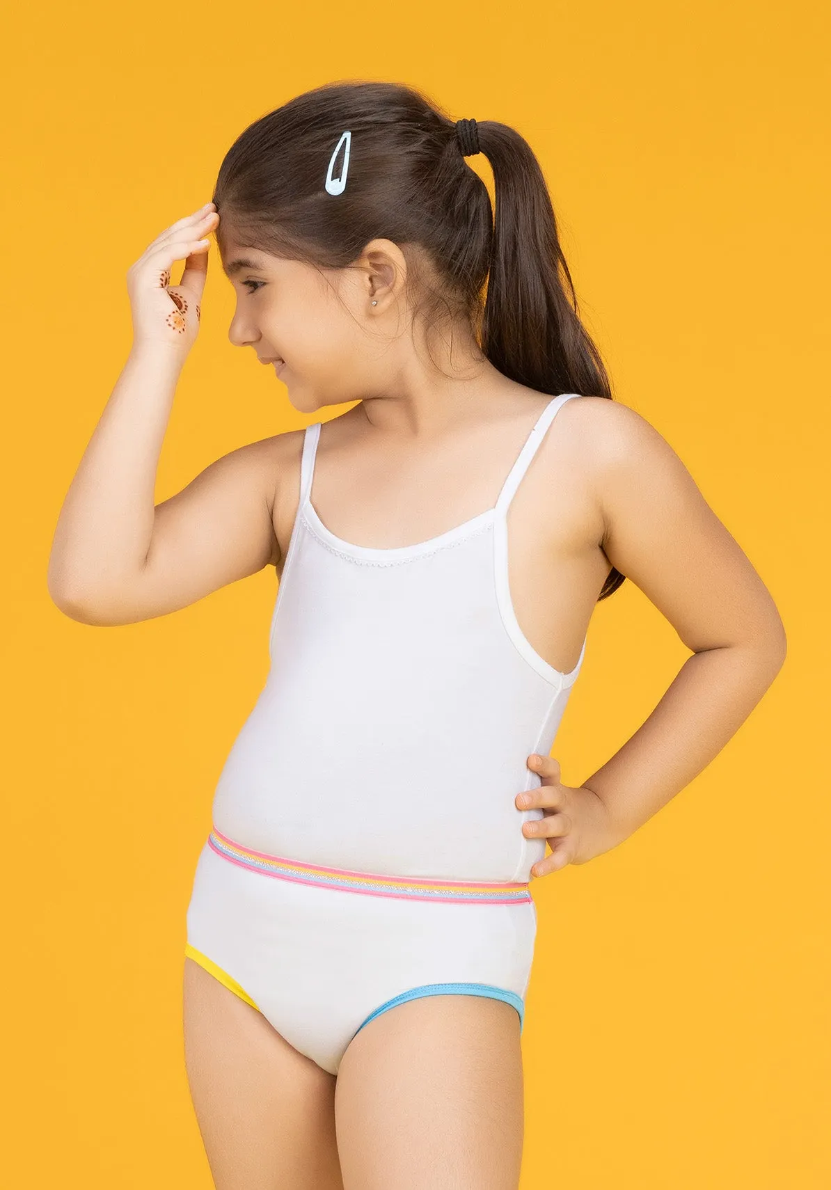 Primary Girls Hipsters White Tencel Modal
