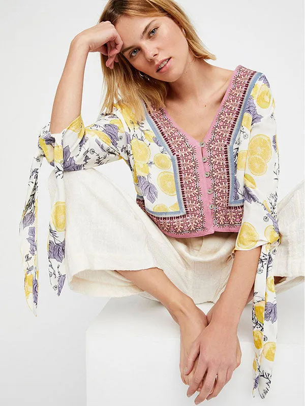 Print Chiffon Top