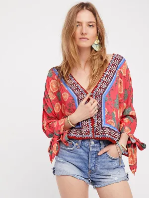 Print Chiffon Top