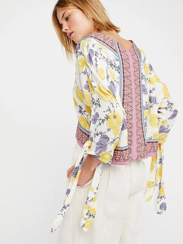 Print Chiffon Top