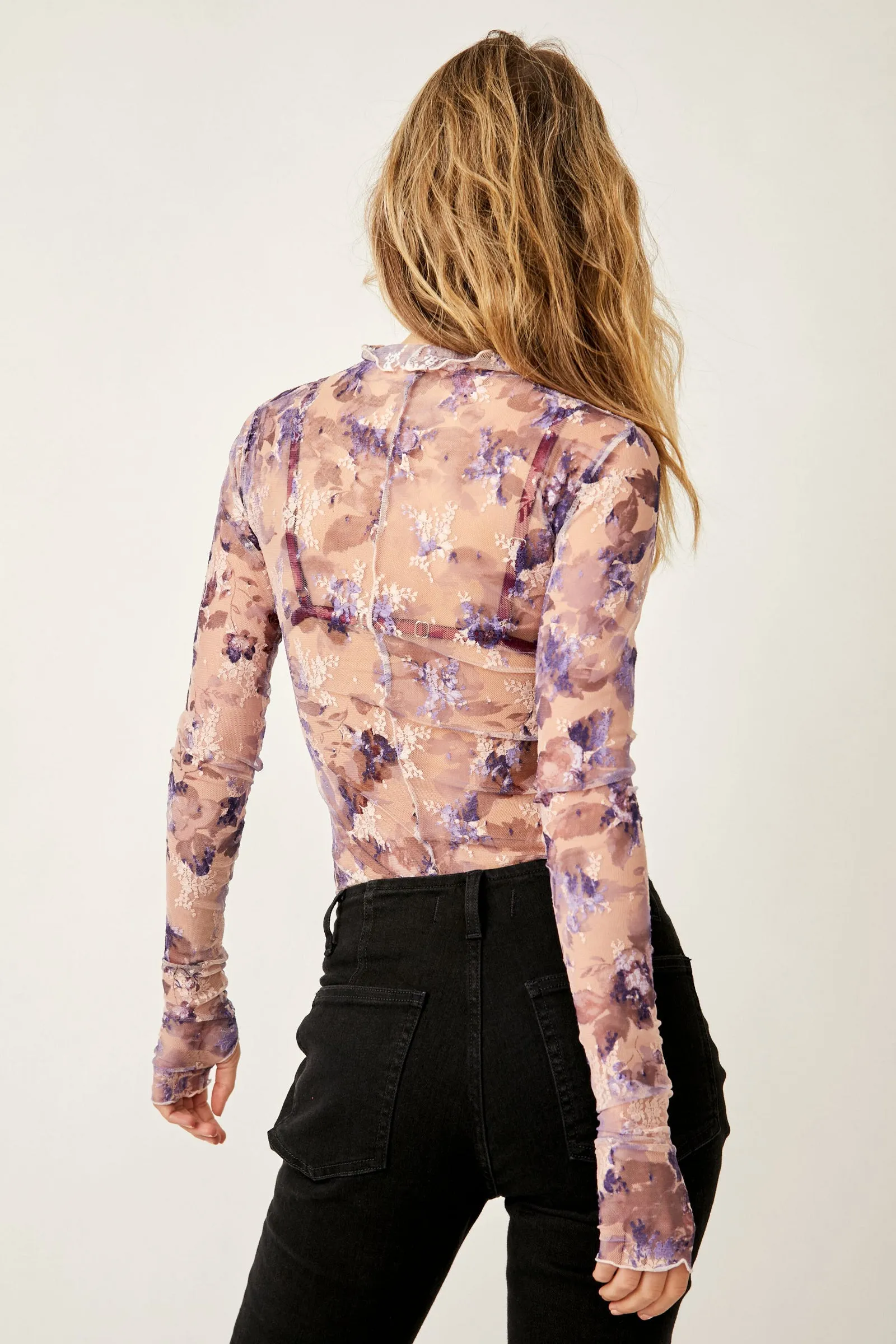 Printed Lady Lux Layering Fallen Rose Combo