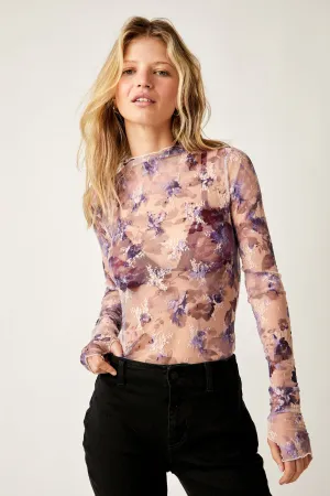 Printed Lady Lux Layering Fallen Rose Combo