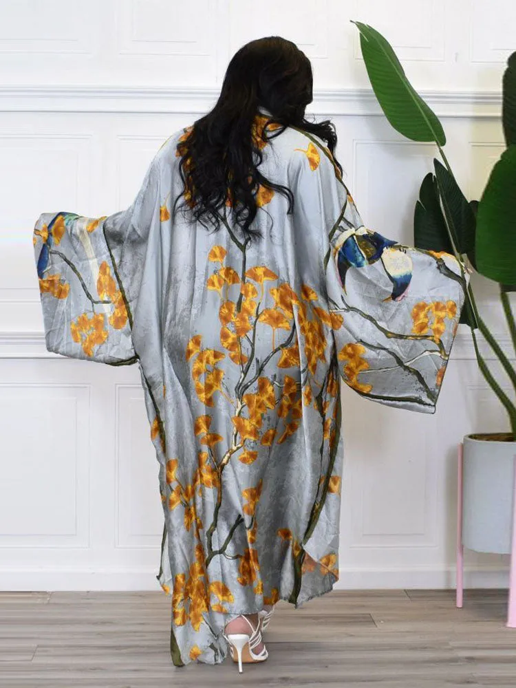 Printed One Graceful Shoulder Dress