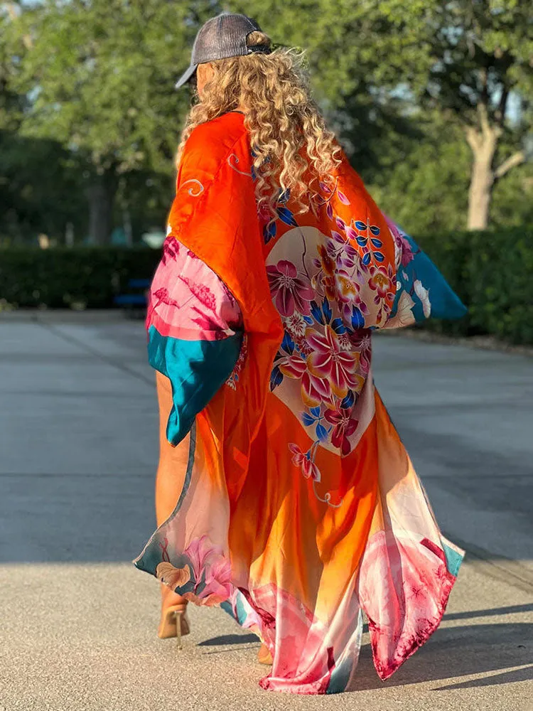 Printed One Graceful Shoulder Dress