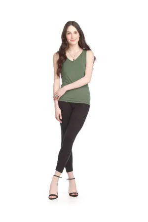 PT14007 SAGE Layering V Neck Bamboo Tank