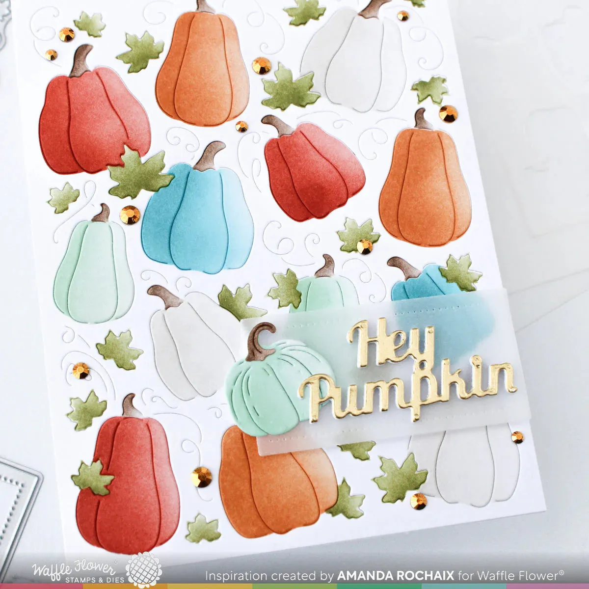 Pumpkin Patch Coloring Stencil