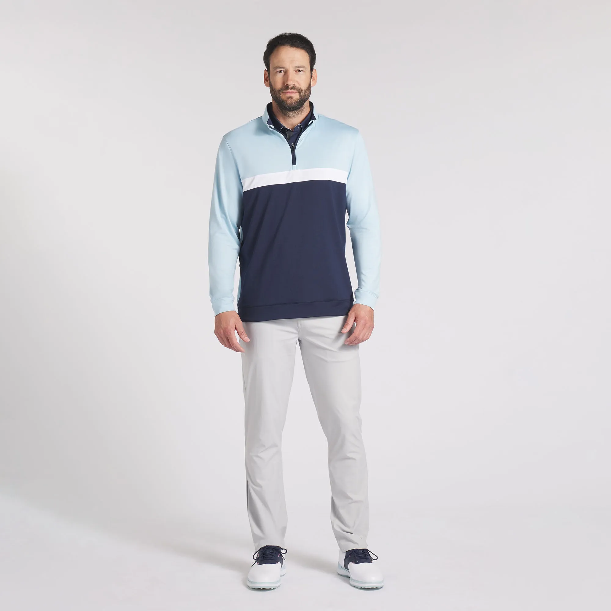 Pure Colorblock Golf 1/4 Zip