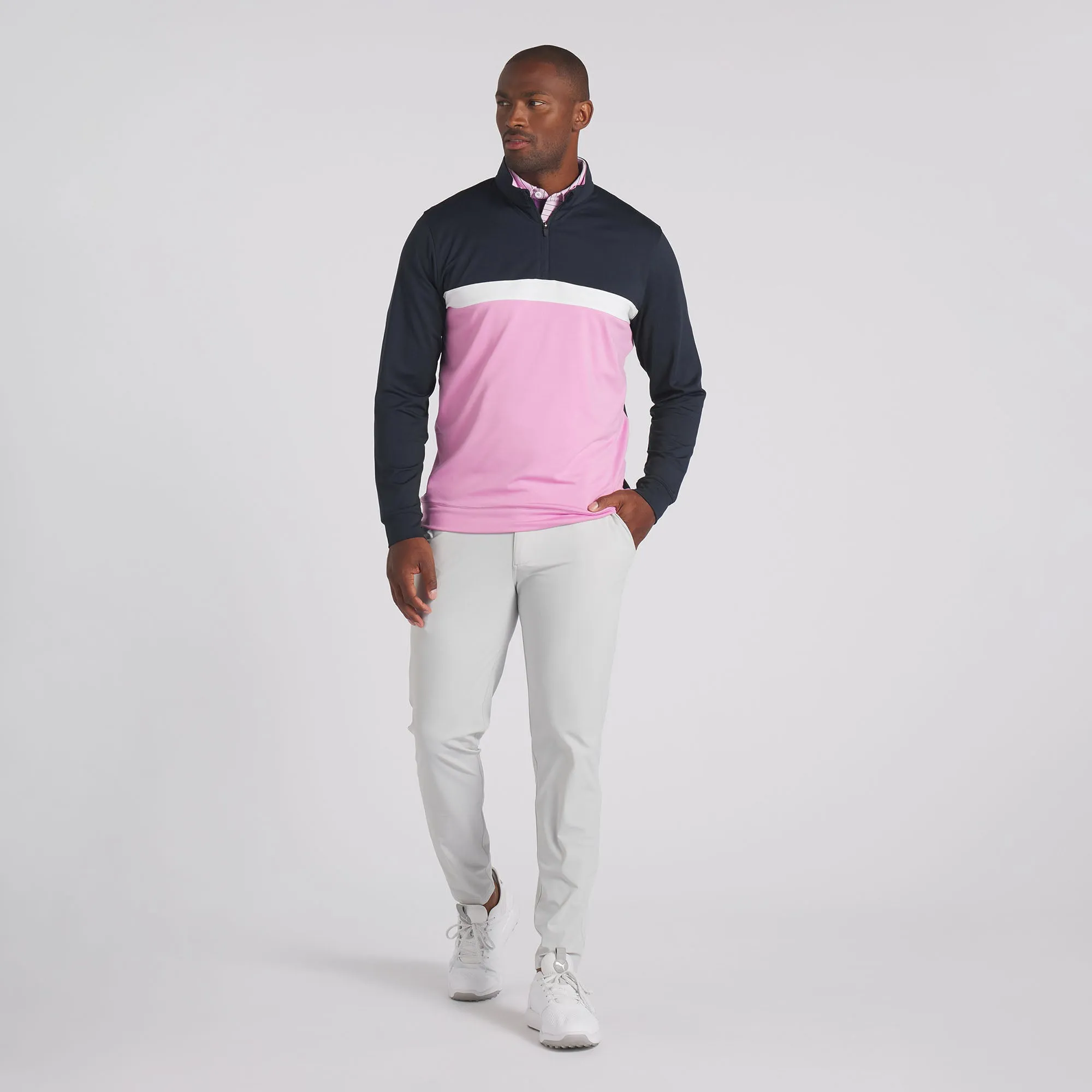 Pure Colorblock Golf 1/4 Zip