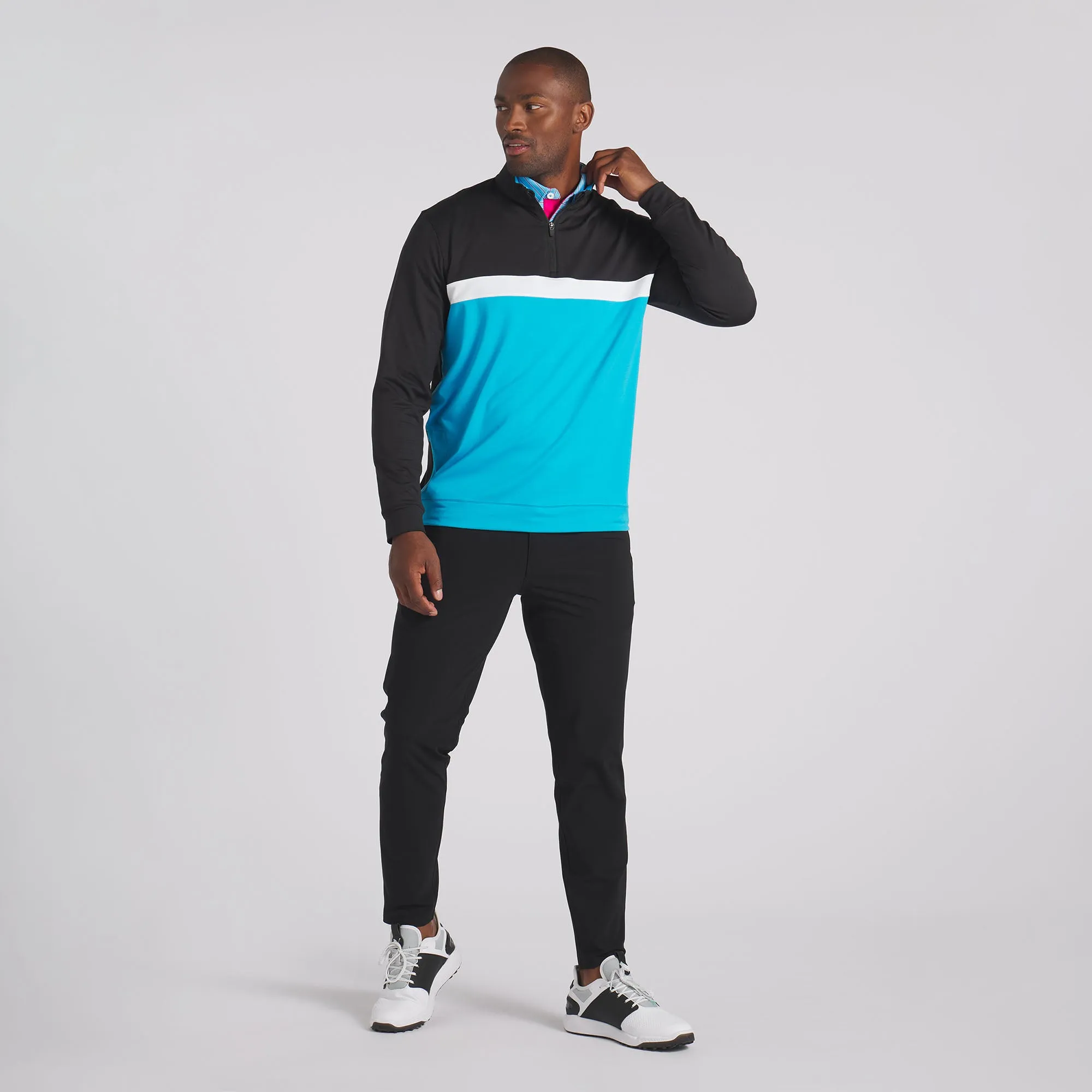 Pure Colorblock Golf 1/4 Zip
