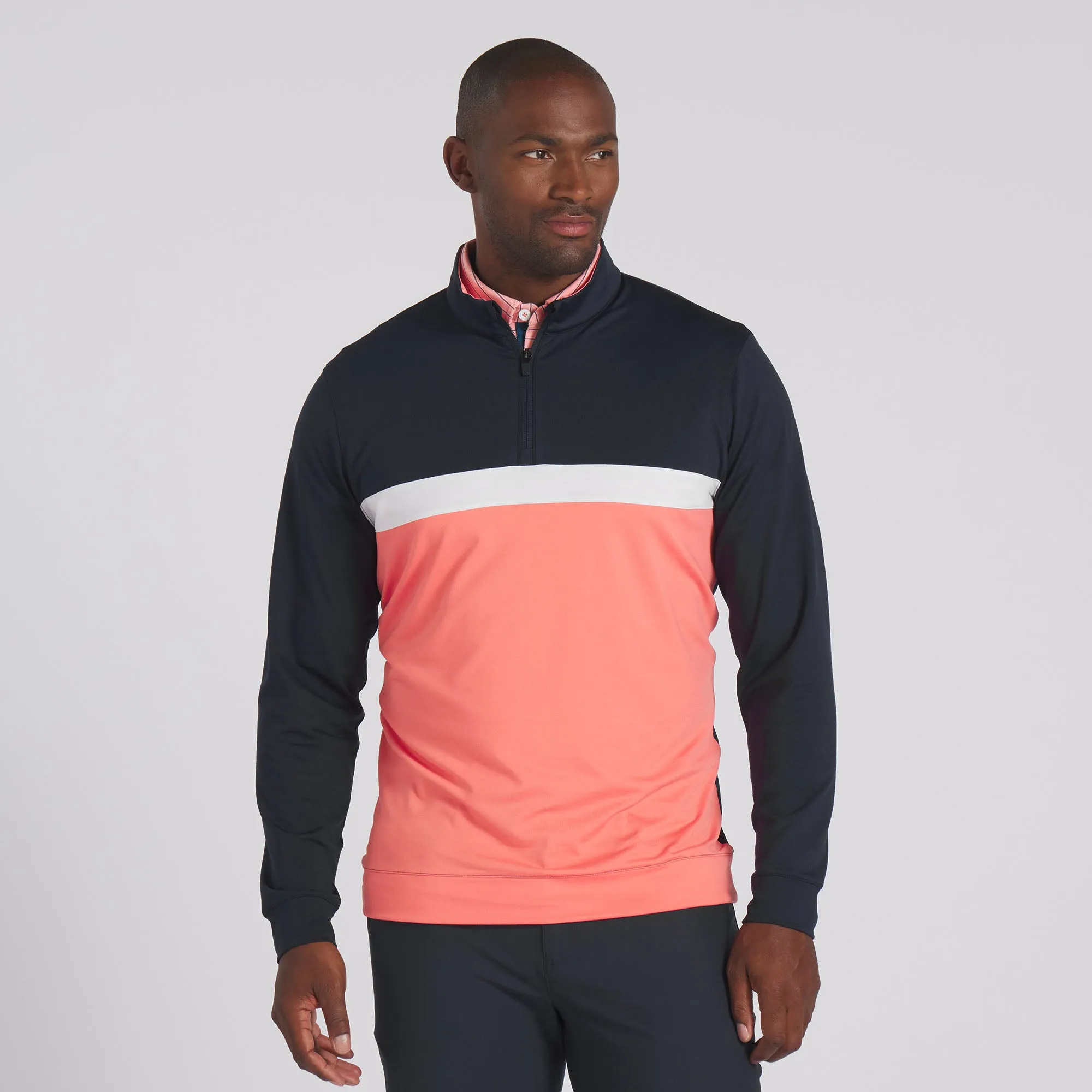 Pure Colorblock Golf 1/4 Zip