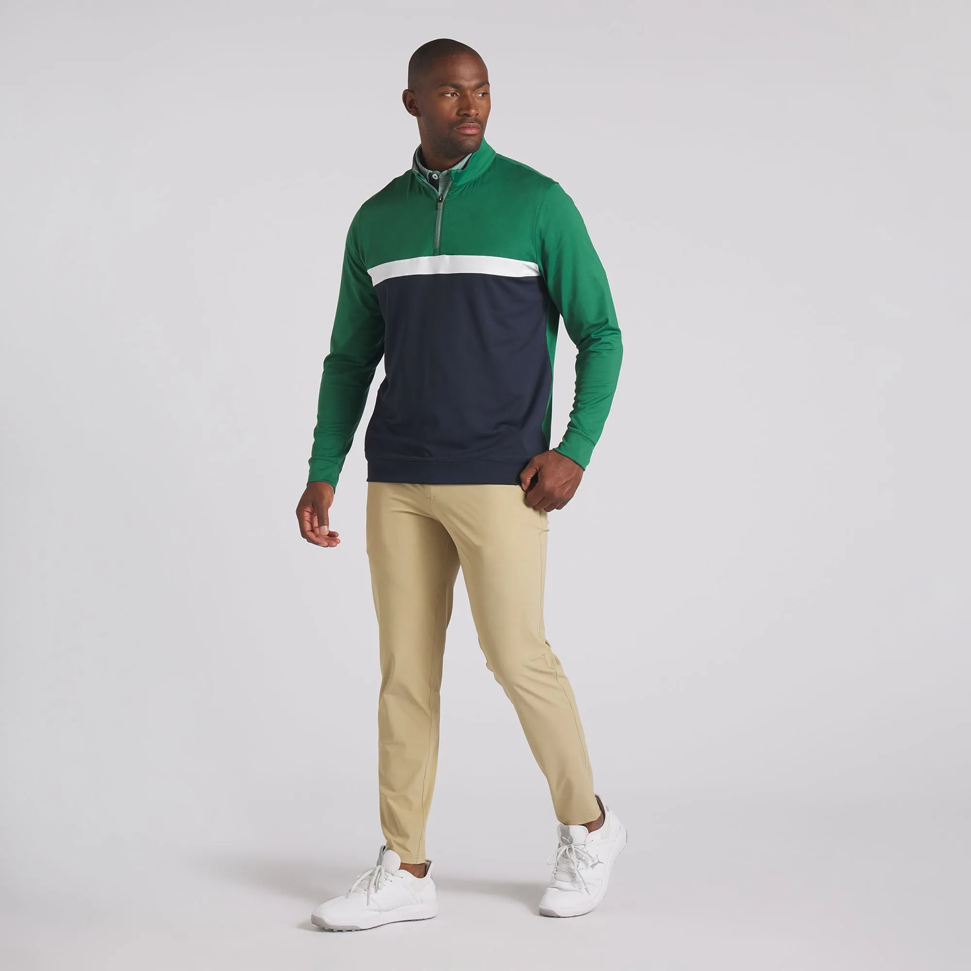 Pure Colorblock Golf 1/4 Zip