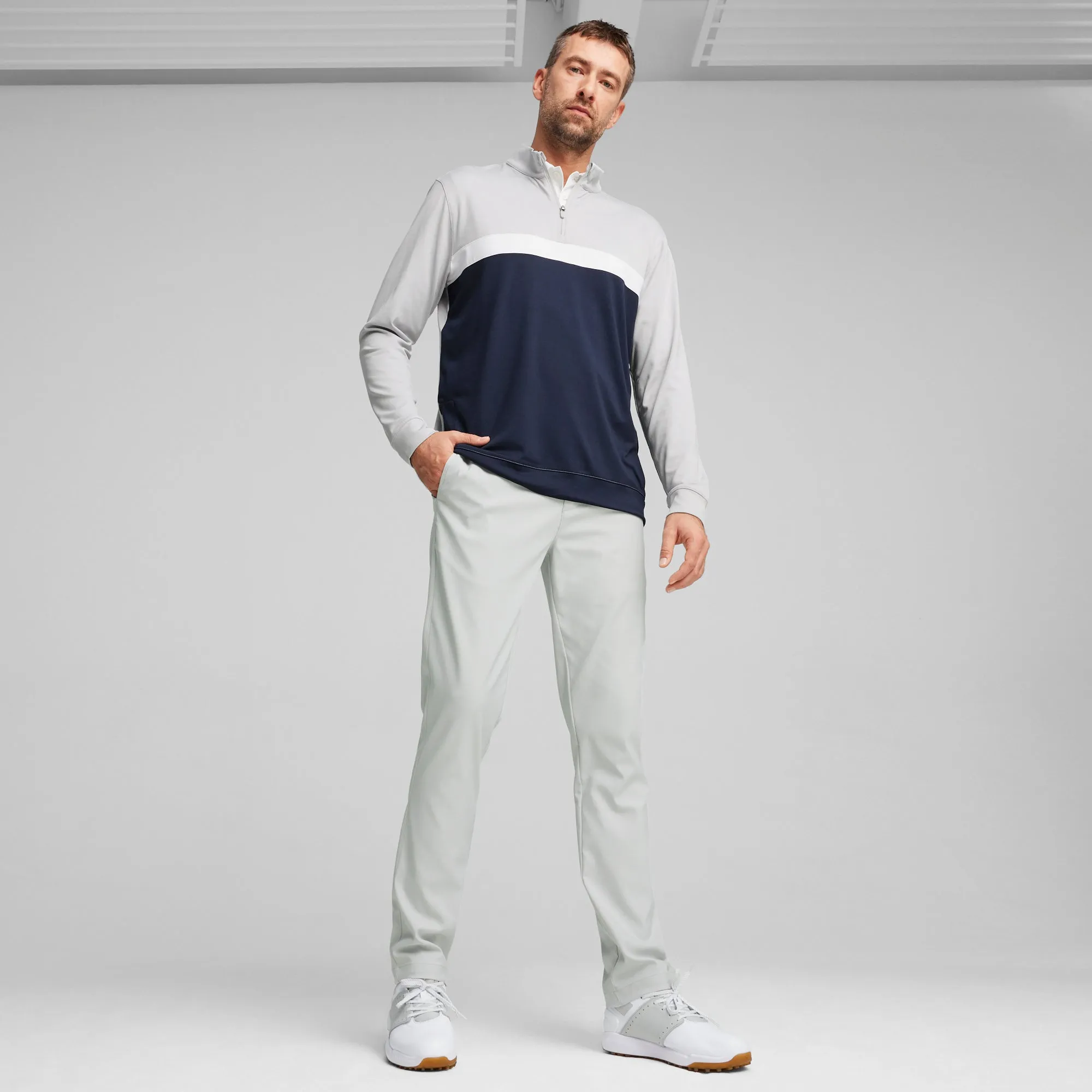 Pure Colorblock Golf 1/4 Zip