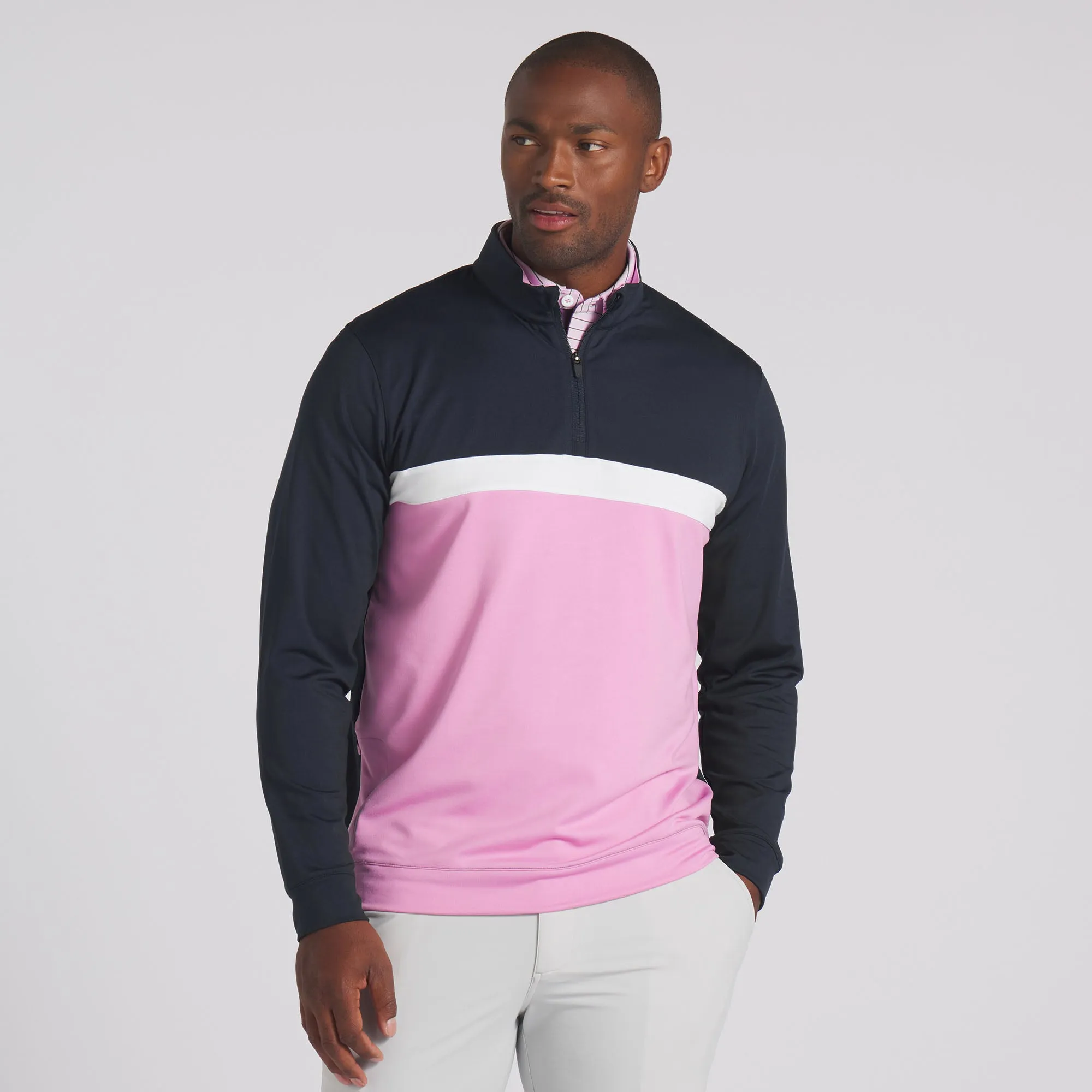 Pure Colorblock Golf 1/4 Zip