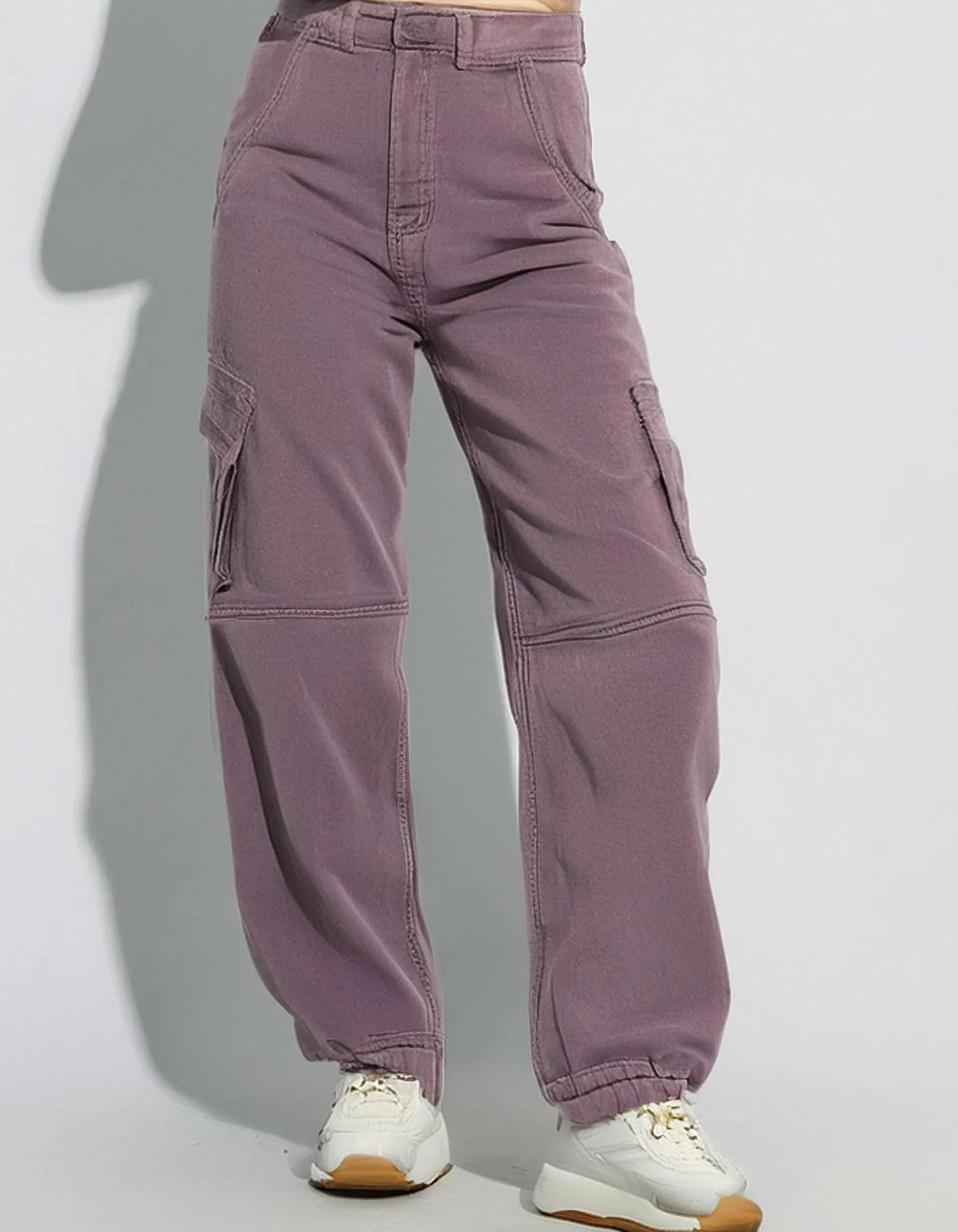 Purple Cargo Pants