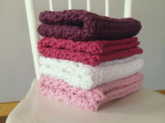 Purple plum newborn baby layering bump blanket