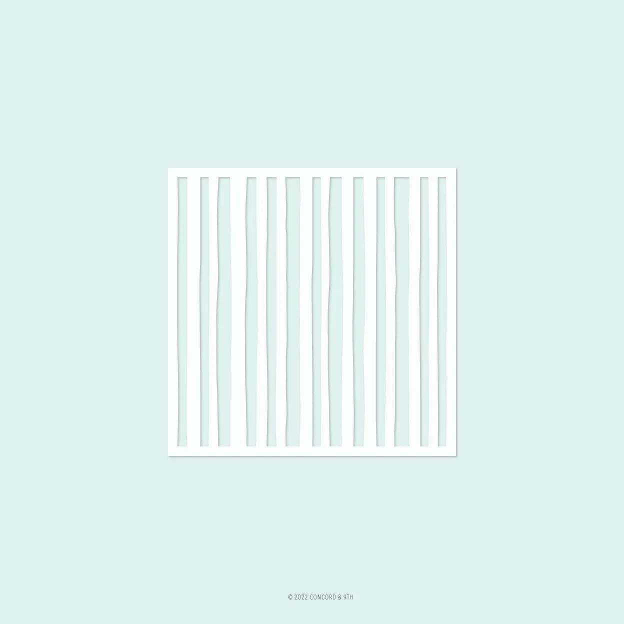 Quirky Stripe Stencil (1 stencil; 6 x 6)
