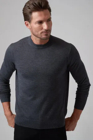 Raffi Alfie Crew in Charcoal
