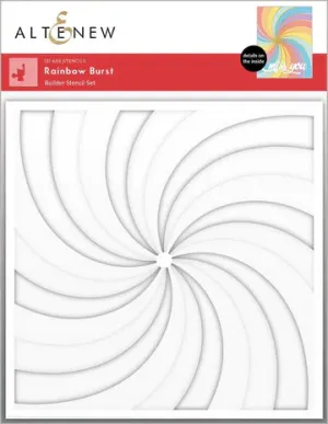 Rainbow Burst Stencil Set (3 in 1)