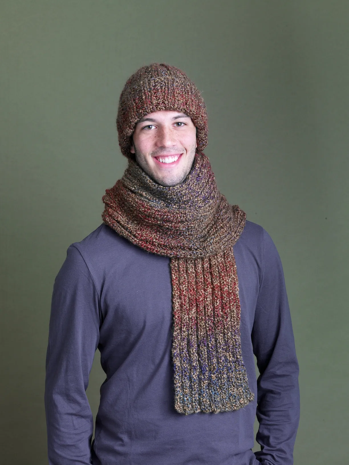 Ramstar Falls Hat And Scarf Pattern (Knit)