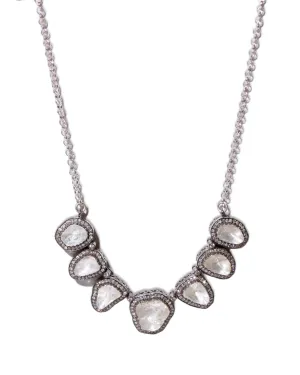 Raw Cut Diamond Necklace