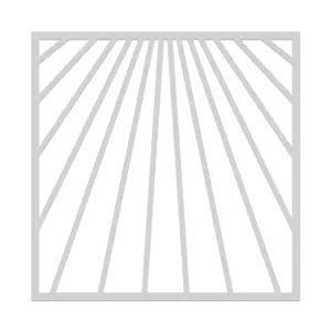 Rays of Color Stencil