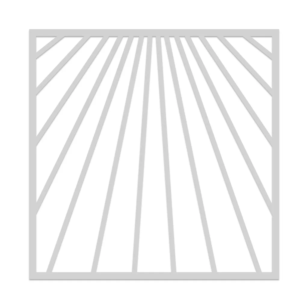Rays of Color Stencil