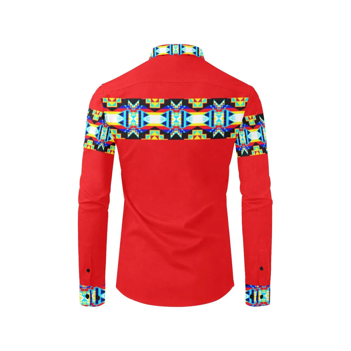 Red II Blanket Strip I Dress Shirt